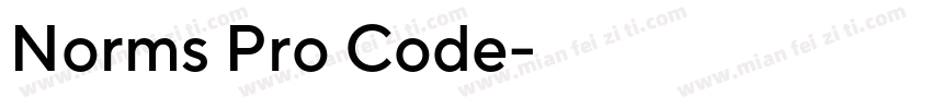 Norms Pro Code字体转换
